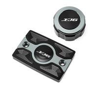 Cubierta Protectora Para Yam&ha XJ6 XJ6F XJ6N DIVERSION Tapa Del Depósito De Líquido De Freno Delantero Y Trasero Tapa De Llenado De Aceite(Gray3)