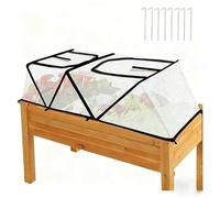 Cubierta protectora plegable para plantas hecha de material de polietileno resistente con marco de hierro para protección contra congelación durante todo el año y prevención de insectos, cuenta con