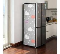 Cubierta protectora solar lateral para congelador, escudo térmico aislante para congelador, lámina de aluminio de doble cara, cubierta solar para refrigerador de exteriores(B,50 * 170cm)