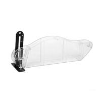 Cubierta protectora transparente para sierra de mesa con soporte de derivación, protector de seguridad antipolvo para sierras deslizantes de 4 a 10 pulgadas, escudo de plástico para carpintería (R(B)