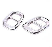 Cubierta Punta Escape 2 Embellecedores De La Punta Del Silenciador Del Tubo De Escape Compatible Con Benz Para Classe GLA X156 2015 2016 2017 2018(Silver)