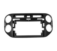 Cubierta Radio Marco Adaptador De Marco Fascia Audio Estéreo para Coche, Kit Instalación Panel Montaje DVD con Pantalla 9" para VW, para Tiguan 2010-2017