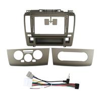 Cubierta Radio Marco Fascias De Radio Coche 9 Pulgadas para Nissan para Tiida Latio 2005-2010, GPS, MP5, 2 DIN, Kit Embellecedor Marco Panel Salpicadero