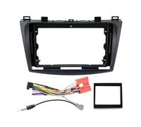 Cubierta Radio Marco Kit De Bisel Marco Principal Radio Coche para Mazda 3 2010 2011 2012 9 Pulgadas para Tablero Único Cable Canbus Panel Completo