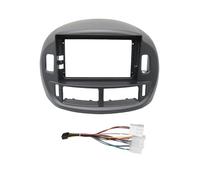 Cubierta Radio Marco Kit De Panel Ajuste Tablero Adaptador 9 Pulgadas, Radio Coche, Marco Fascias para Toyota para Previa Estima ACR30 Tarago 2003-2008