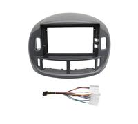 Cubierta Radio Marco Kit De Panel Ajuste Tablero Adaptador 9 Pulgadas, Radio Coche, Marco Fascias para Toyota para Previa Estima ACR30 Tarago 2003-2008