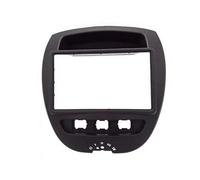 Cubierta Radio Marco para Peugeot 107 2005-2012 2013 2014 Doble DIN Fascia Panel para Estéreo Y DVD Montaje De Tablero Instalación Kit Ajuste Marco Bisel