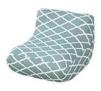 Cubierta reclinable giratoria de seda de leche - Tapa de deslizamiento sin brazo estirable para mecedoras y sillas de salón | Bottomelastic, apto universal para la sala de estar y la oficina(H,1)