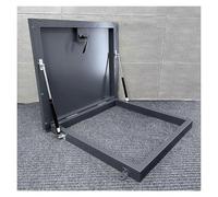 Cubierta Recortada para Trampilla de Escape de Techo, Puerta de Seguridad de Aleación de Aluminio para Pasajes Pozos Eléctricos, Respiraderos y Tejados(75x75cm/29.53x29.53in)