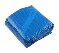 Cubierta rectangular de 300 x 200 cm, lona de polietileno resistente con protección UV para piscinas con marco Intex, protector de desechos
