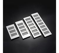 Cubierta rectangular de ventilación para gabinete y armario para gestión del flujo de aire (80 x 400 mm)