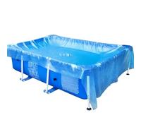 Cubierta rectangular de verano para piscina, impermeable, película de burbujas solares para piscinas al aire libre, material de polietileno, 300 x 200 cm, accesorio esencial para piscina