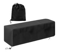 Cubierta rectangular para hoguera, tela Oxford impermeable | Cubierta rectangular para hoguera de patio, para lluvia, nieve, hojas, escombros, parrilla, barbacoa, cocina, hoguera