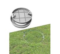 Cubierta redonda de acero inoxidable para boca oculta para césped, cubierta invisible de drenaje y bomba de bilis, 30-80 cm de diámetro, Pit Protect Solut