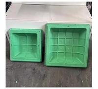 Cubierta redonda de resina para pozo y tapa invisible e F para depósito séptico con base (80 x 80 cm) y resistente a la intemperie