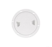 Cubierta redonda para escotilla de cubierta de ABS de 4 pulgadas y 6 pulgadas, impermeable, antideslizante, escotilla de acceso de inspección con sello de goma grueso para barco para yate, suelo