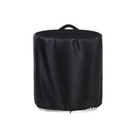 Cubierta redonda para hoguera Cubierta for fogatas redondas, impermeable, for muebles de jardín, exterior, mesa, con piedras for , a prueba polvo(74x46cm)