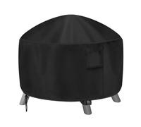Cubierta Redonda para Hoguera Cubierta resistente e impermeable for fogatas de patio, parrilla barbacoa, jardín exterior, redonda, for , mesa protectora(92x51cm(36x20in))