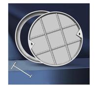 Cubierta redonda para tanque séptico, tapa de boca de drenaje para el suelo, acceso invisible para entrada y acera, diseño seguro