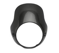 Cubierta Rejilla Faro Motocicleta para Bonneville T100 T120 para Monster CB150 Carenado de Faro de Motocicleta Cafe Cubierta de Parabrisas de 8 Pulgadas Cubierta de Faros de Motocicleta,