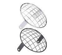 Cubierta Rejilla Faro Motocicleta Rejilla de Malla para Faro Delantero de Motocicleta de 7 Pulgadas, Montaje Lateral, Cubierta Universal para Faro Delantero de Motocicleta, moldura de Rejilla