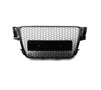Cubierta Rejilla Parachoques Delantero Para A5 S5 8T 2008-2012, Malla De Nido De Abeja, Estilo Deportivo, Accesorios De Parrillas Negras Brillantes Riñones Parrilla Brillante