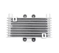 Cubierta Rejilla Radiador Motocicleta Radiador Enfriador De Aceite De Refrigeración De 125ml para ATV 125CC-250CC, Adaptador Enfriador De Aceite, Protector De Radiador
