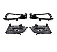 Cubierta Rejilla Vehículo Para Hyundai Tucson 2016-2018 Luz LED De Circulación Diurna Para Parachoques Delantero Kit De Cubierta Para Faros Antiniebla