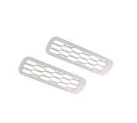Cubierta Rejilla Vehículo Para Land Rover Para Defender 90 110 2020-2024 Pegatinas Decorativas De Acero Inoxidable Para Faros Antiniebla Delanteros Accesorios Para Coche
