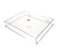 Cubierta Reloop RP-7000/8000 - Protección Acrílica Plegable contra Polvo Y Suciedad para Tocadiscos, Compatible con Modelos MK1 Y MK2, Negro Transparente