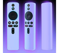 Cubierta remota para Mi Box S, Funda para Xiaomi Mi TV Stick Control Remoto, TVBOX S 4K Controlador Piel Manga Brillo en la Oscuridad Púrpura