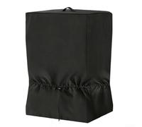 Cubierta resistente al agua para sombrero, equipo de prensa de calor con material Oxford resistente a los rayos UV para proteger del polvo, la lluvia y los daños del sol, color negro, tamaño 43 x 29 x