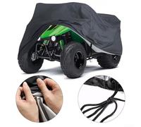 Cubierta resistente para cortacésped para tractor de césped para protección contra todo tipo de clima y fácil almacenamiento (210 x 120 x 115 cm)