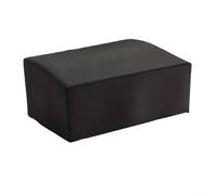 Cubierta resistente para parrilla de barbacoa de 22 pulgadas, cubierta protectora impermeable al aire libre con correas ajustables para campana de parrilla de mesa, negro (negro)