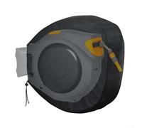 Cubierta retráctil para carrete de manguera montada en la pared para uso en exteriores, tela Oxford 420D resistente, resistente a la intemperie, protección contra el polvo y los rayos UV, se adapta a