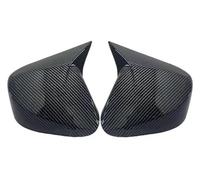 Cubierta Retrovisor Lateral Para Hyundai Para Accent Para Solaris 2012-2016 Cubierta Espejo Retrovisor Coche Tapa Ala Pegatina Puerta Exterior Embellecedor Caja(Carbon without light)
