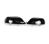 Cubierta Retrovisor Lateral Para Q5 Para SQ5 2008-2017 Para 8R Para Q7 Para 4L 2010-2015 Cubierta De Espejo Lateral Coche Cubiertas Ala Retrovisor(Negro)