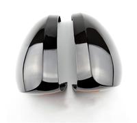 Cubierta Retrovisor Puerta Compatible Con VW Para Tiguan 2009 2010 2011 2012 2013 2014 2015 2 Cubiertas ABS Negro Carbono Para Espejo Retrovisor Carcasa Luz Intermitente