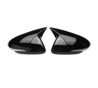 Cubierta Retrovisor Puerta Para Hyundai Para I30 2017 2018 2019 2020 2021 2022 2023 Accesorios Coche Par Cubiertas Espejo Retrovisor Lateral Carcasas Espejo Retrovisor Coche(Gloss Black)
