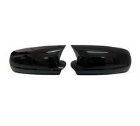 Cubierta Retrovisor Puerta Para VW Para Golf Para R32 Para GTI Para Rabbit 2004 Cubierta Espejo Retrovisor Tapas Del Retrovisor Coche Tapas Espejos(Glossy Black)