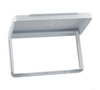 Cubierta reversible impermeable para interruptor de pared tipo 86 de doble enchufe, ultrafina, material de policarbonato de 2 cm, fácil acceso, apertura de 110 grados, seguridad infantil, resistente a