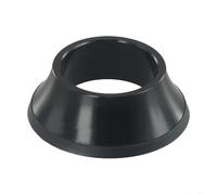 Cubierta robusta de la tapa del auricular para las bicicletas con la especificación del tubo de horquilla de 28 6 mm (negro)