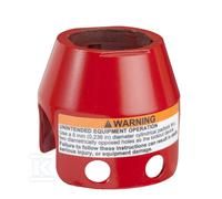 Cubierta roja bloqueable para pulsador de seta ZBZ1604