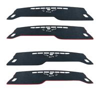 Cubierta salpicadero Alfombra Para Chery Para Omoda Para C5 Para Omoda 5 Cubierta Para Tablero Instrumentos Automóvil Escritorio Parasol Estera Almohadilla Antideslizante(LHD Black Red)