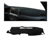 Cubierta salpicadero Alfombra para Hyundai para Kona 2017 2018 2019 2020 2021 2022 2023 Cubierta Salpicadero Coche Alfombrilla Salpicadero Almohadilla Antideslizante Fundas Salpicadero(A Black Side)