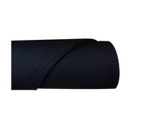 Cubierta Salpicadero Alfombrilla De Cuero PU Para Salpicadero Cubierta Anti-UV Antideslizante Para VW Para POLO MK4 2002 2003 2004 2005 2006 2007 2008 9N 9N3 Accesorios(Black line,izquierda)