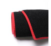 Cubierta Salpicadero Coche Alfombrilla Salpicadero Alfombra Tablero Para Hyundai Para Santa Fe IX45 4. ª Generación, 2019 - cubierta de la estera del tablero del coche(rojo,RHD)