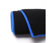 Cubierta Salpicadero Coche Alfombrilla Salpicadero Alfombra Tablero Para Hyundai Para Santa Fe IX45 4. ª Generación, 2019 - Alfombra de consola central(Blu,LHD)