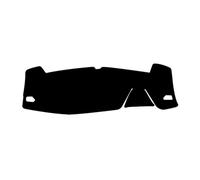 Cubierta salpicadero Coche Compatible con Geely Coolray 2022-2025 Cubierta Tablero Automóvil Alfombrilla Interior Parasol Protección para Alfombra(Right Hand Drive,Black Black Edge)