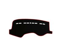 Cubierta salpicadero coche Cubierta de tablero evitar luz alfombrilla antideslizante antisuciedad parasol protección salpicadero para Fiat para Bravo 2007-2014(Right Hand Red Edge)